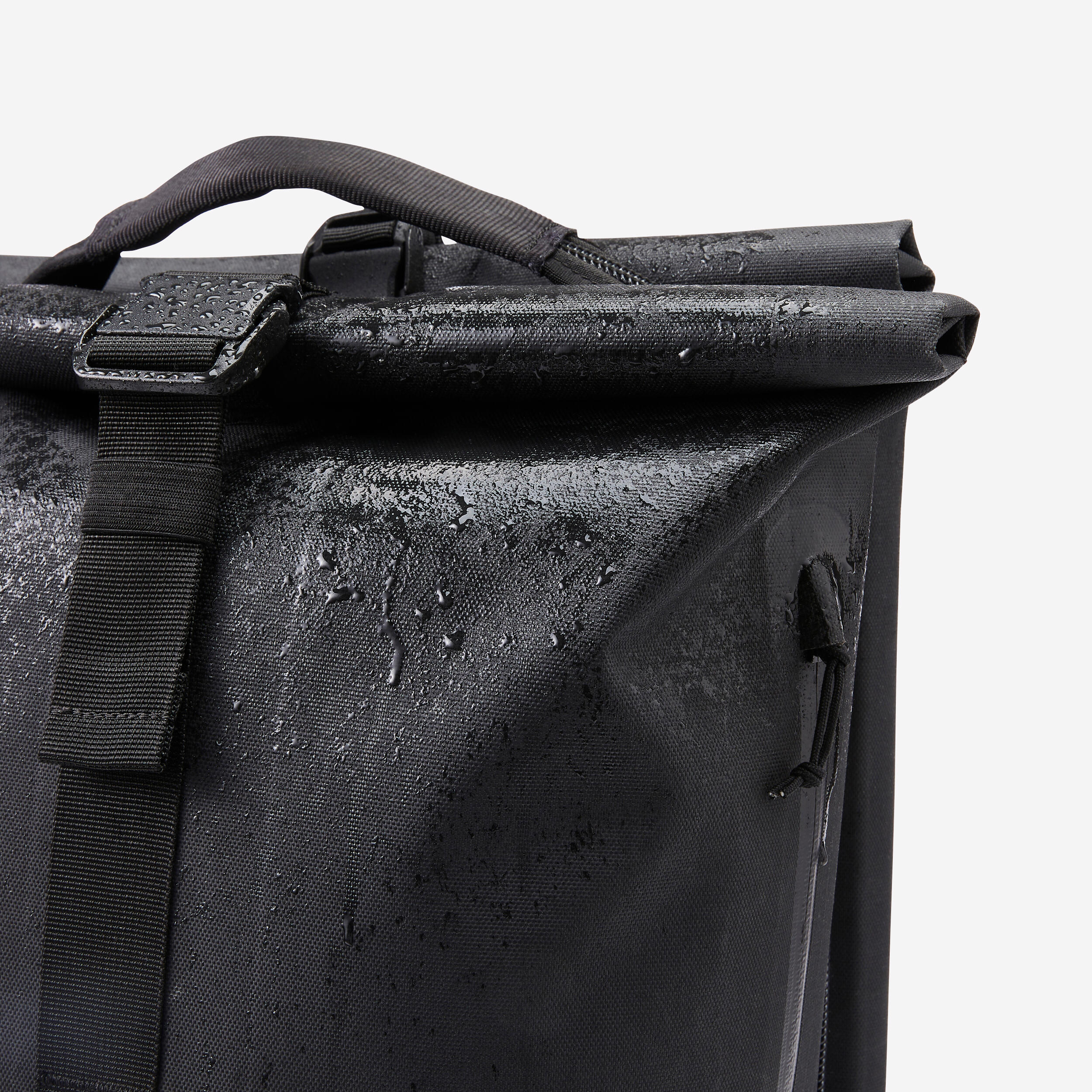 Fahrradtasche Doppel-Gepäcktasche Rucksack XL 31 Liter dunkelgrau  6/9