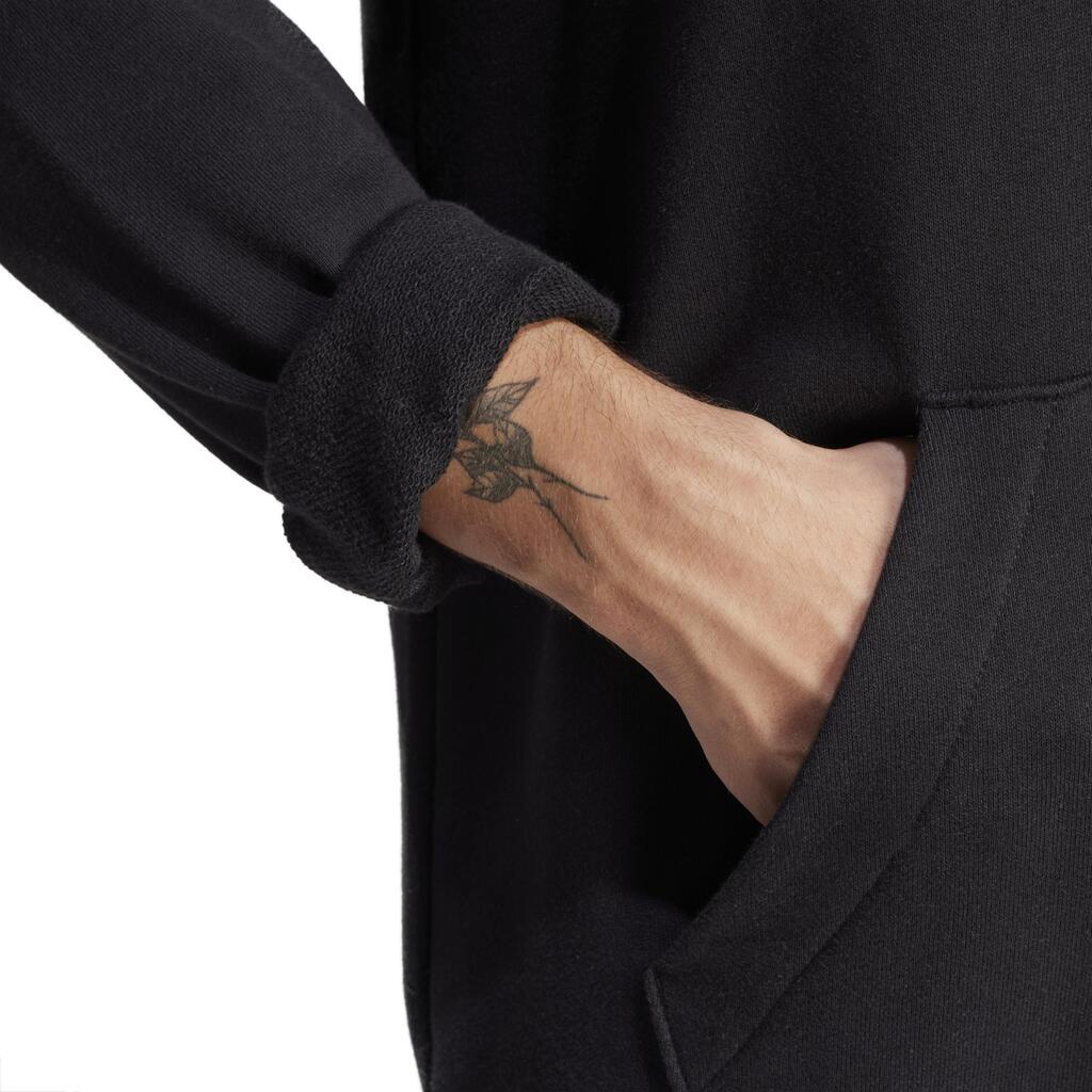 Men's Soft Fitness Hoodie - Black