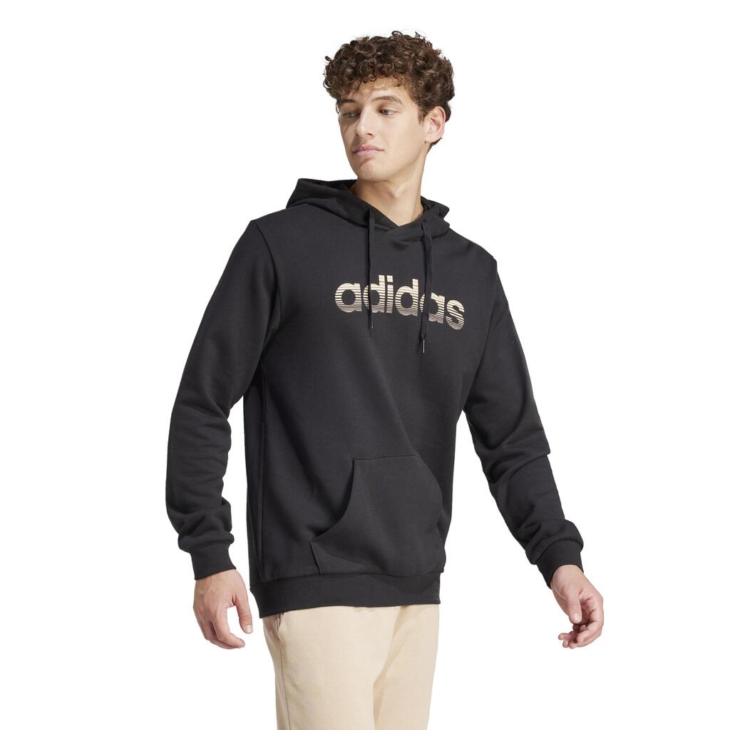 Men's Soft Fitness Hoodie - Black