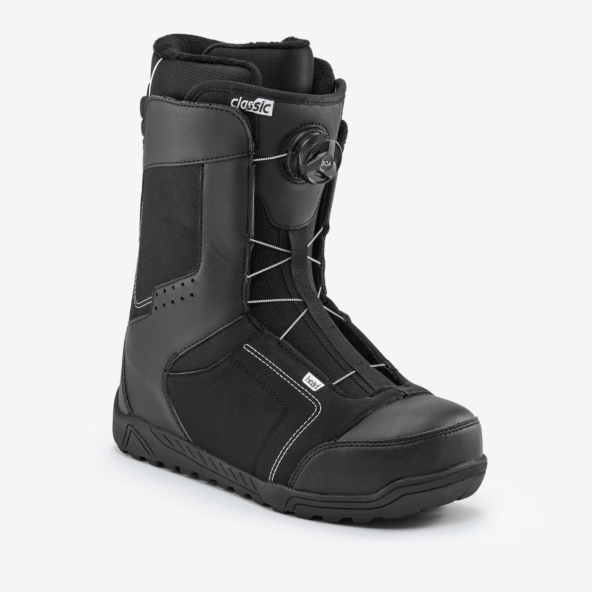 Men s snowboard boots with adjustable dial and medium flex Head Classic Decathlon
