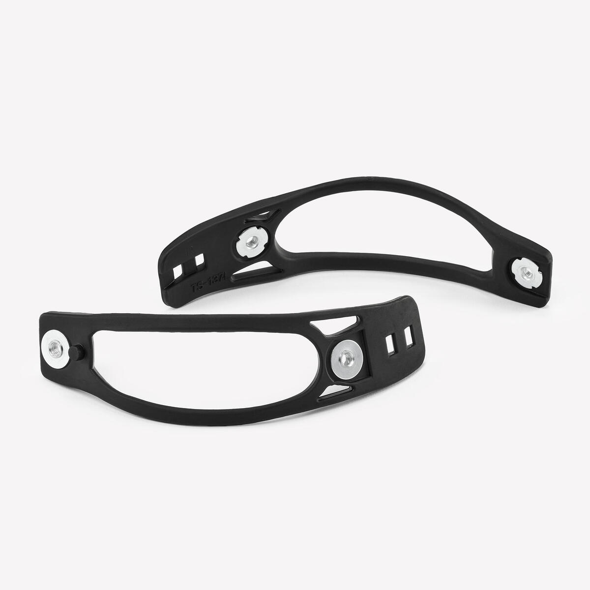 2 straps orteil pour 1 paire de fixations de snowboard taille l (43/48)