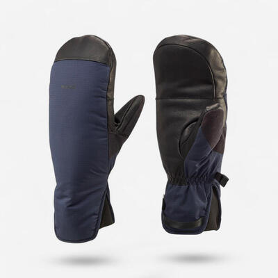 Muffole sci adulto 500 bianche leopardo