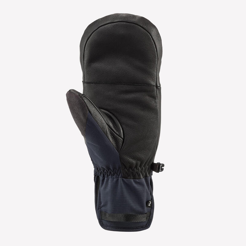 Moufles de ski chaudes adulte, SKI500 bleu marine