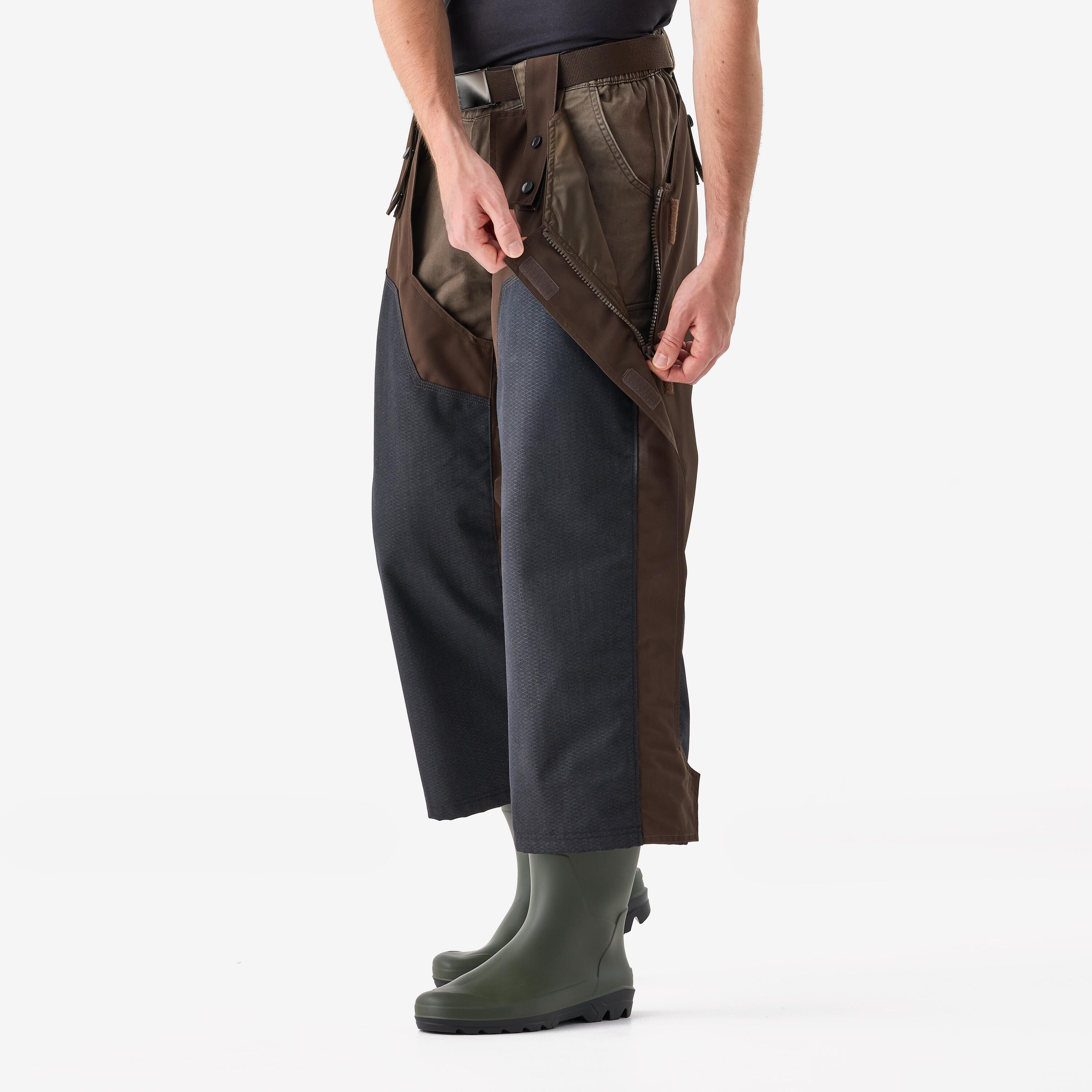Hunting waterproof chaps with Kevlar® 900 reinforcements 4/7