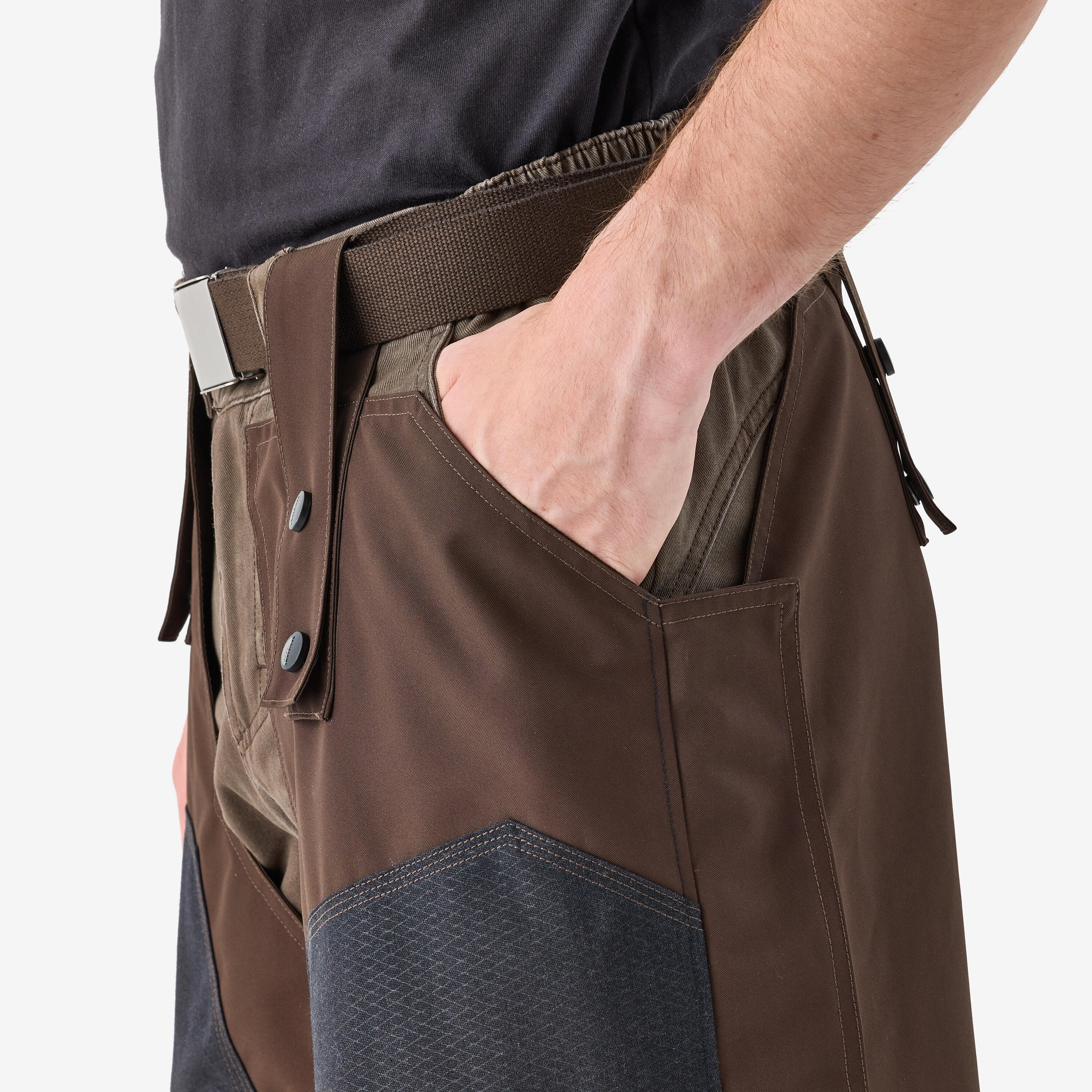 Hunting waterproof chaps with Kevlar® 900 reinforcements 2/7