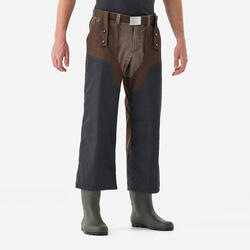 Chaps de chasse impermeable renforce kevlar ® 900