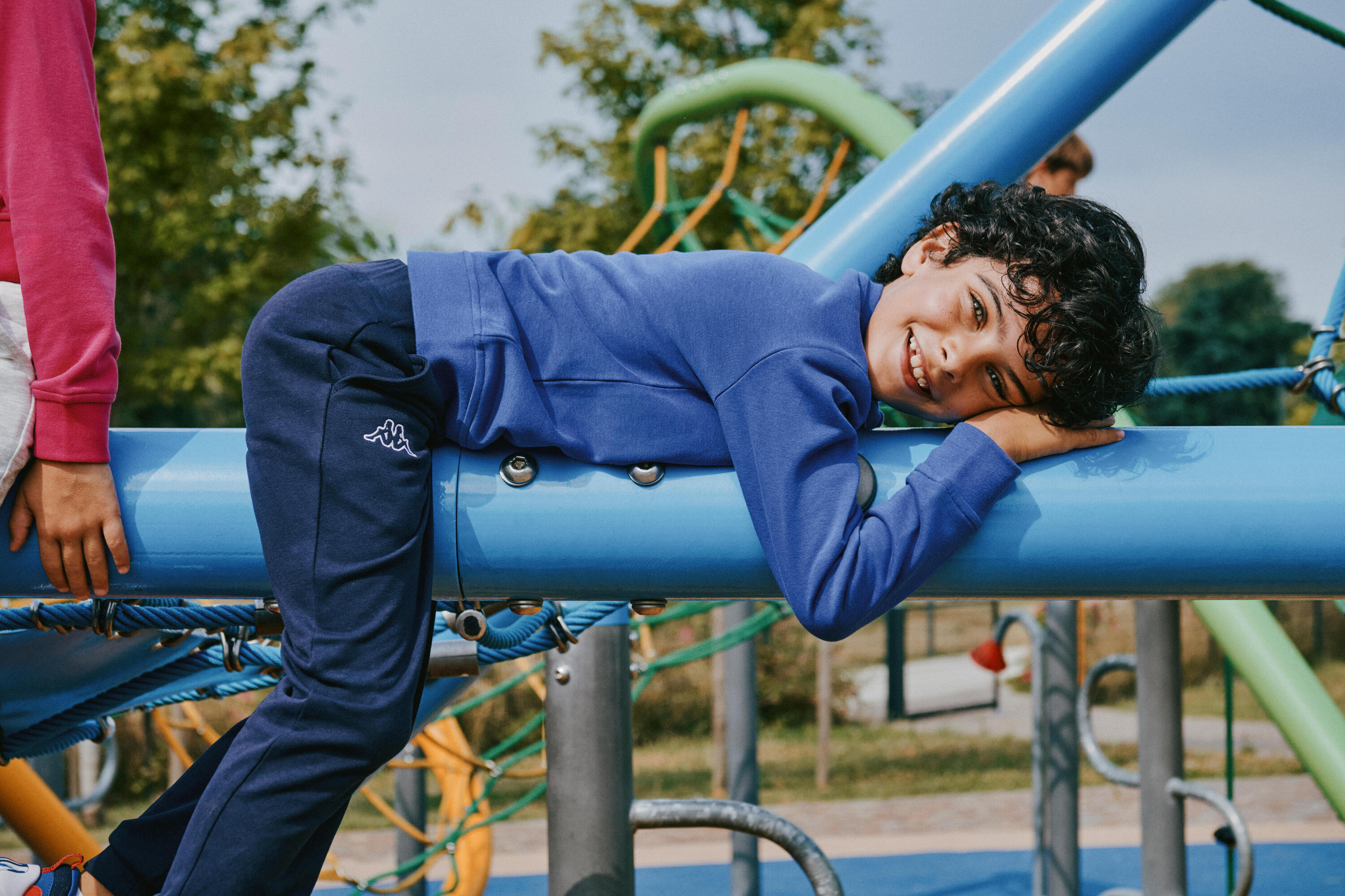 Pantaloni tuta bambino blu KAPPA 7/7