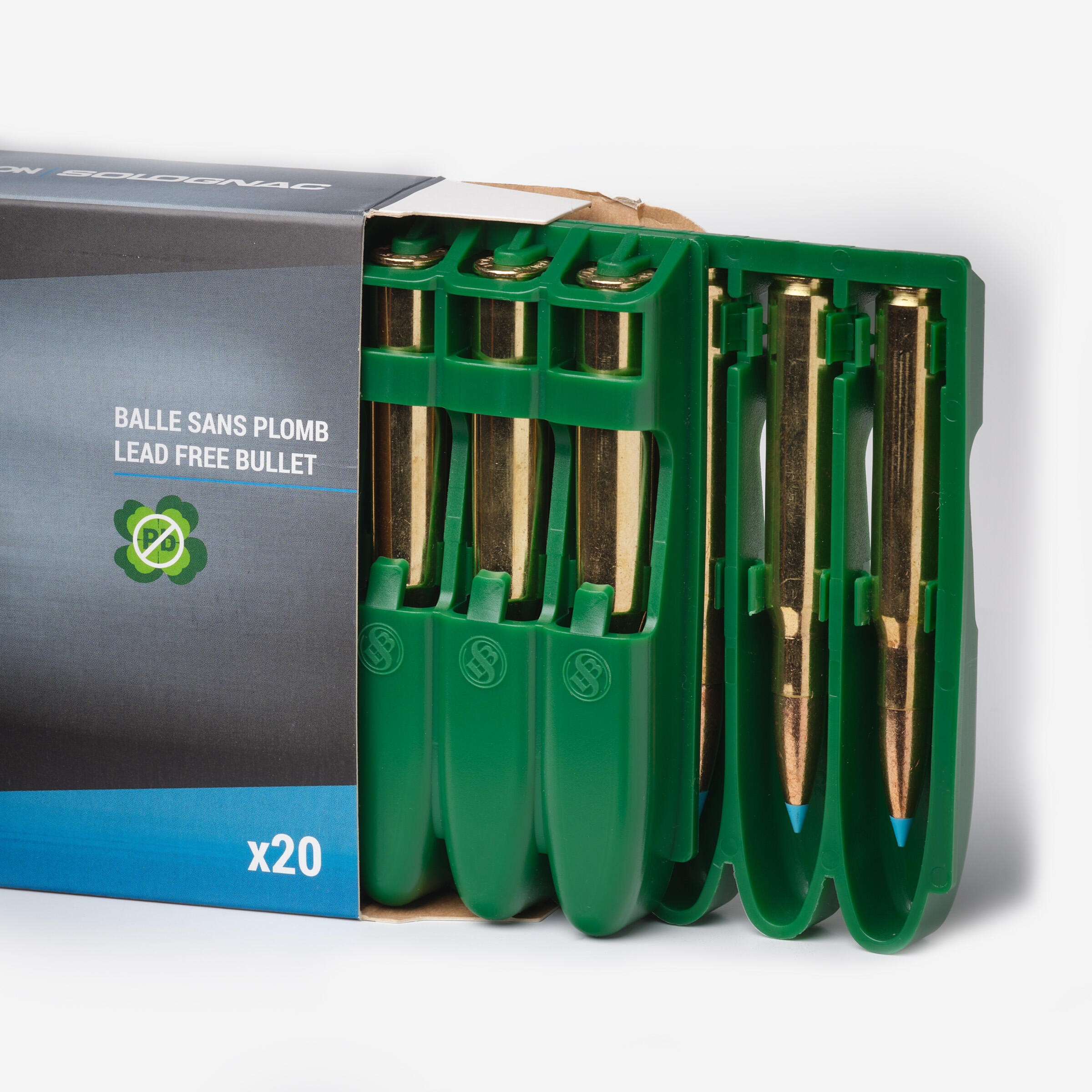 BALLE EXERGY 30-06 SPRG SANS PLOMB 165 grains/10,7 grammes 3/4