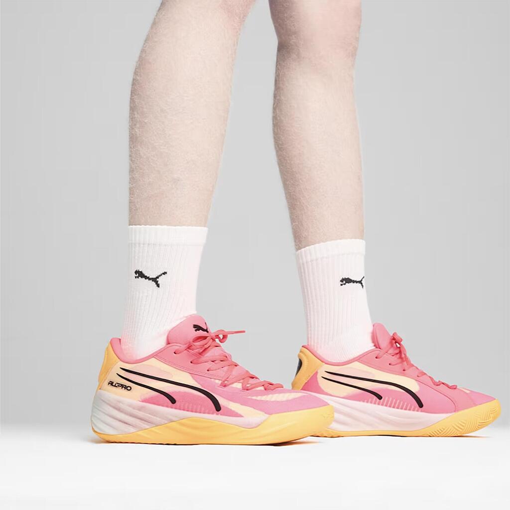 Baskeball Shoes All-Pro Nitro™ - Pink & Yellow