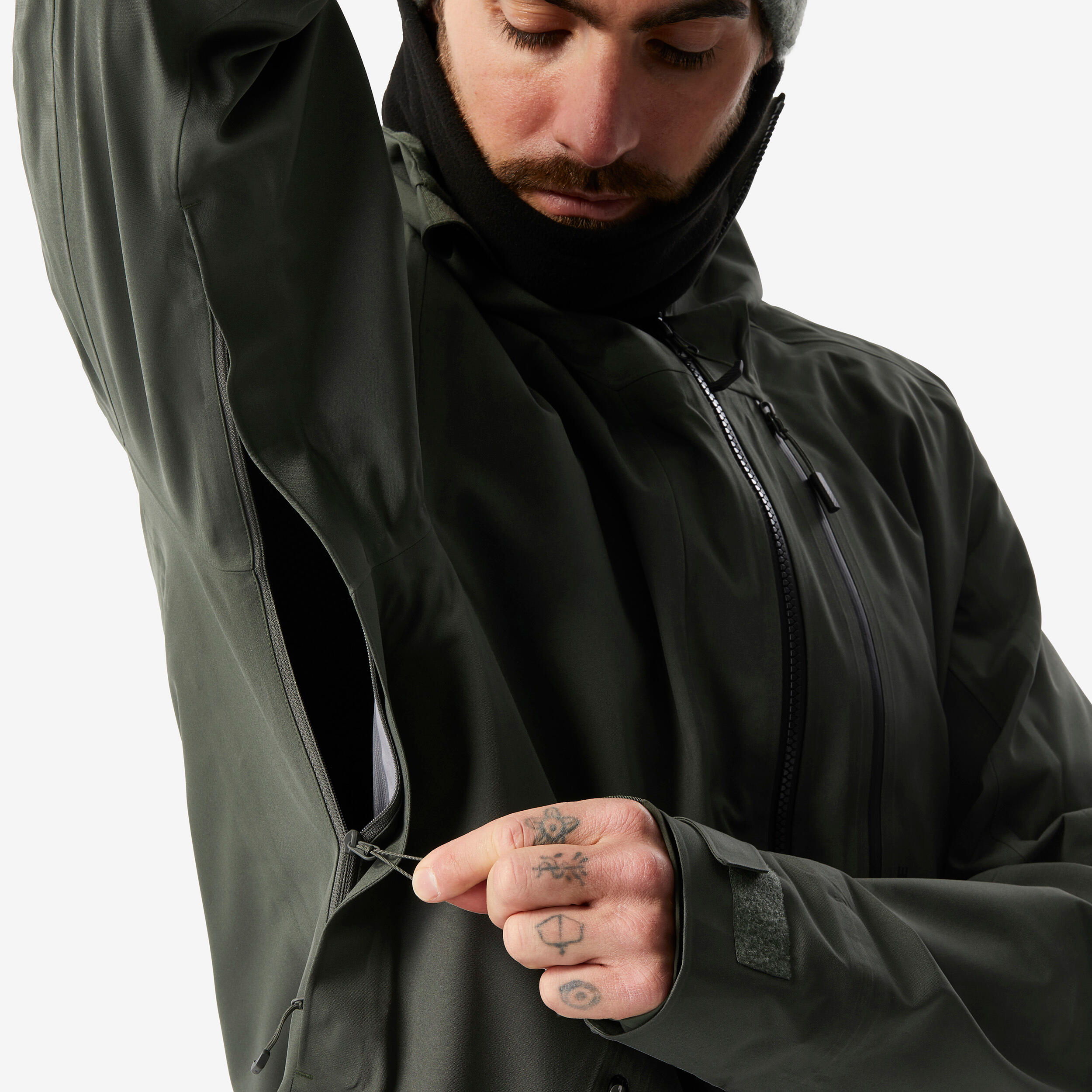 Manteau de ski chaud et respirant homme – FR 500 - WEDZE