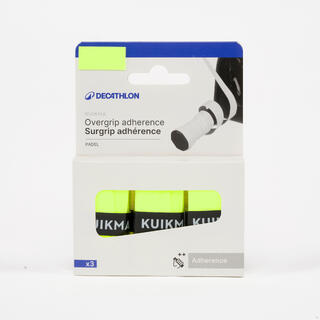 Surgrip de padel ADHERENCE Kuikma — jaune fluo