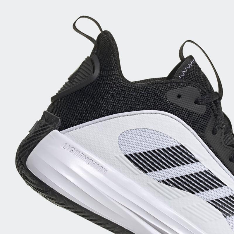 Chaussure de basketball Adulte - Adidas Own The Game 3.0 blanc noir
