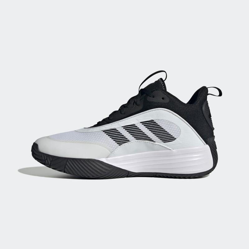Chaussure de basketball Adulte - Adidas Own The Game 3.0 blanc noir