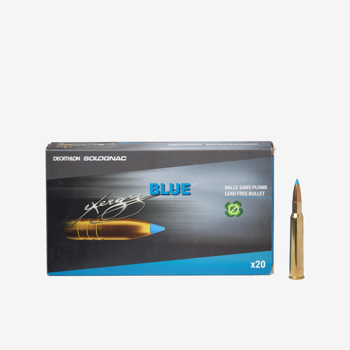 BALLE EXERGY 7X65R SANS PLOMB 150 grains/9,7 grammes