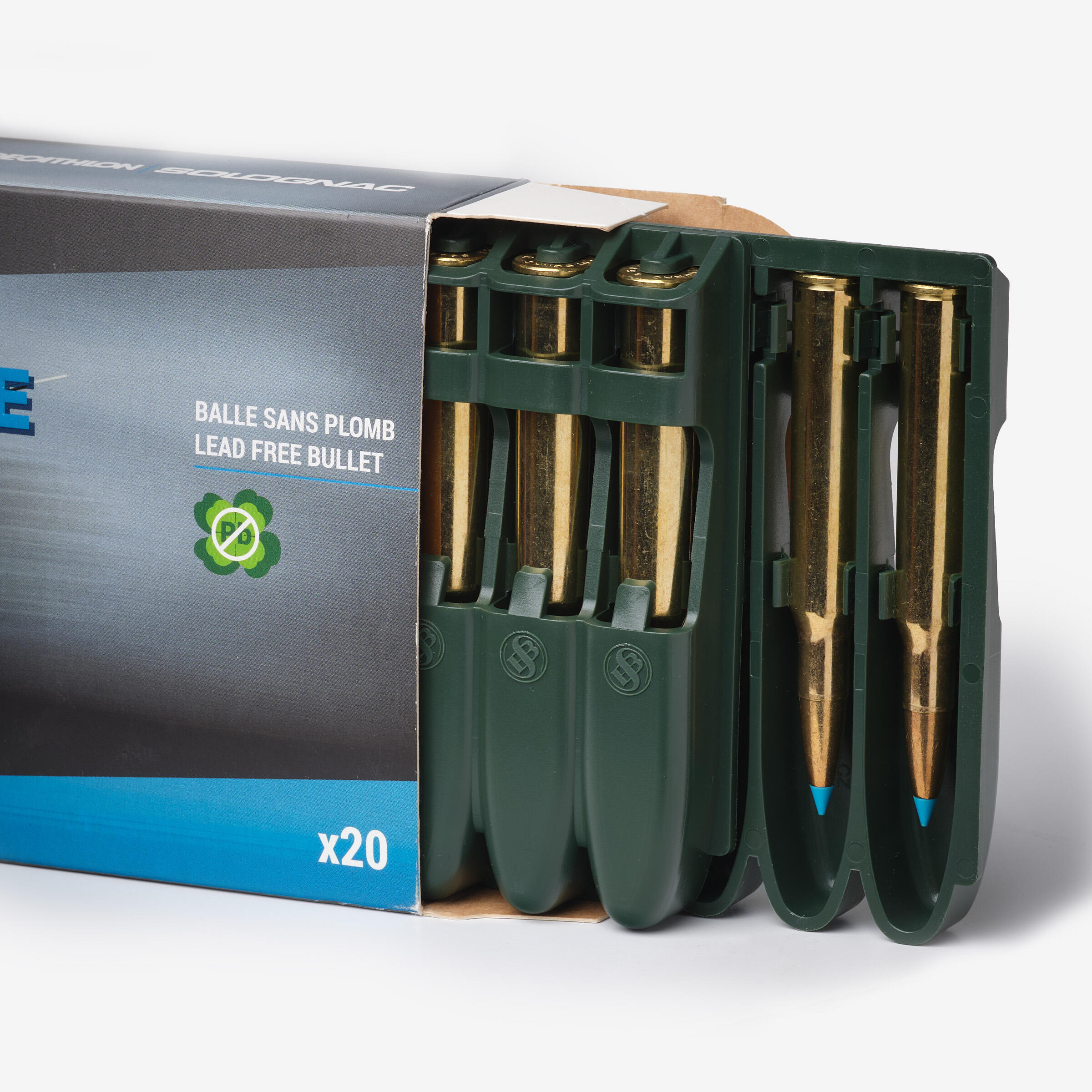 BALLE EXERGY 7X65R SANS PLOMB 150 grains/9,7 grammes 3/4