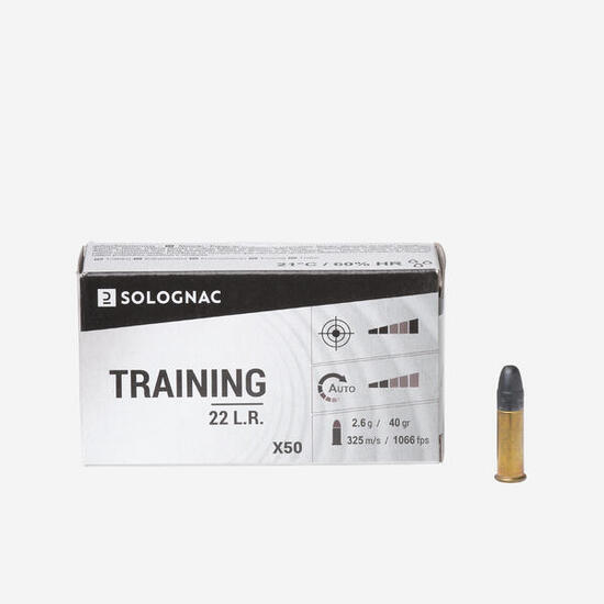 BALLES 22 LONG RIFLE TRAINING X50