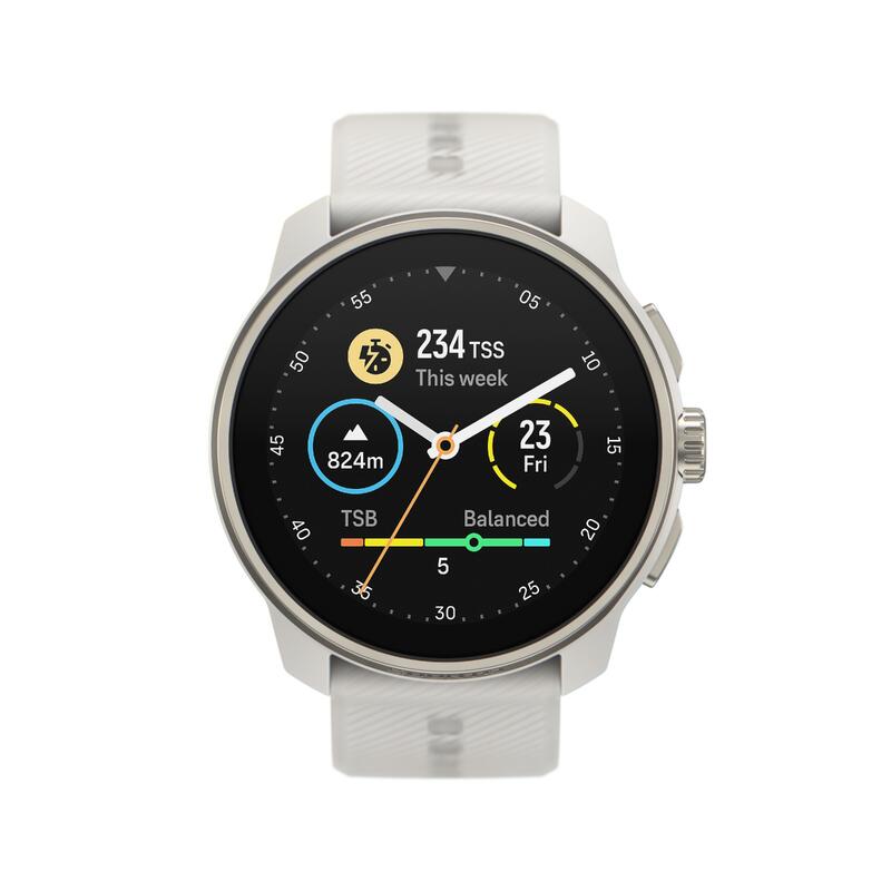 Ceas smartwatch GPS multisport Race S Gri deschis