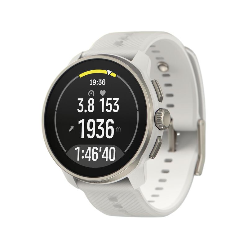 Montre connectée GPS multisport, Race S gris clair