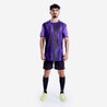 Men Football Short Sleeve Tshirt Quick Dry F100 - Purple