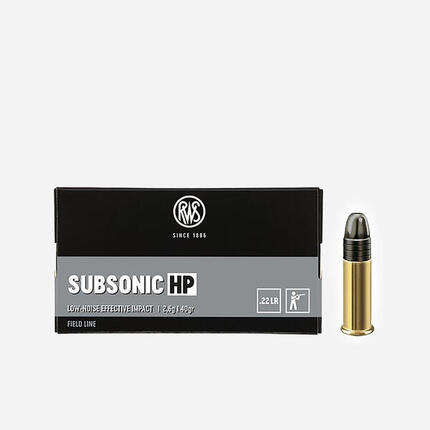 Balle 22 Long Rifle Subsonic HP RWS