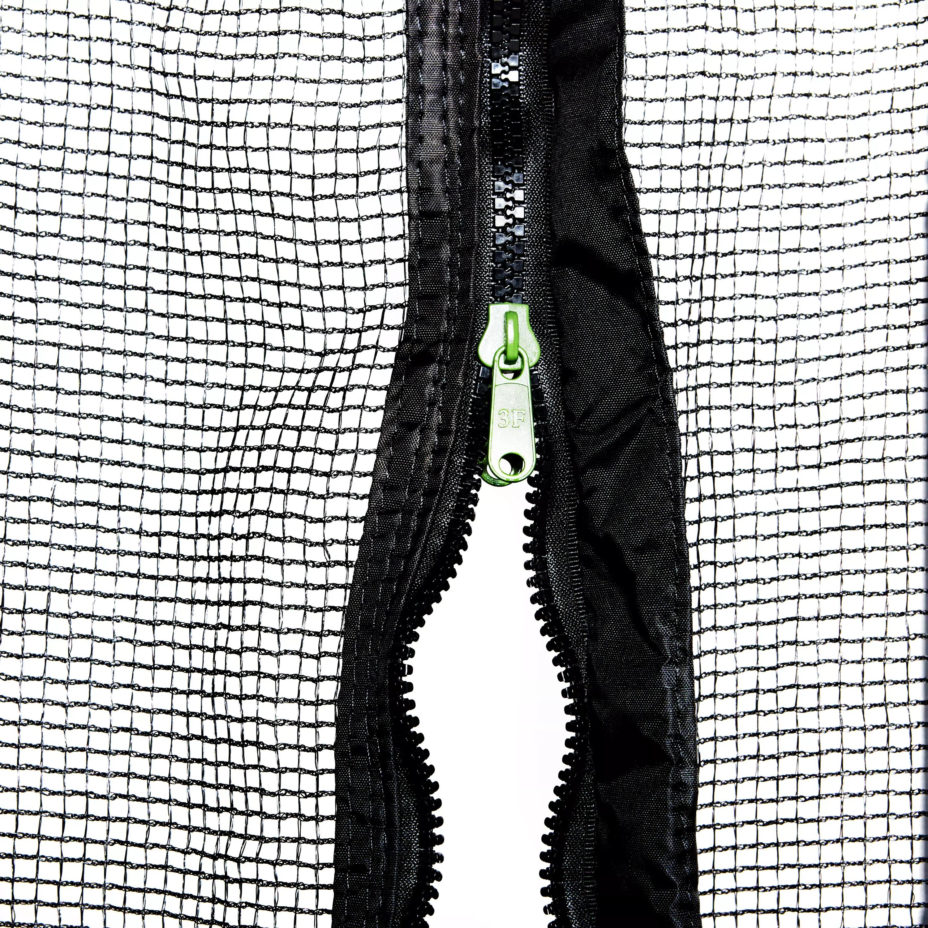 8ft Essential 240 Trampoline and Protective Netting - Green 2/8