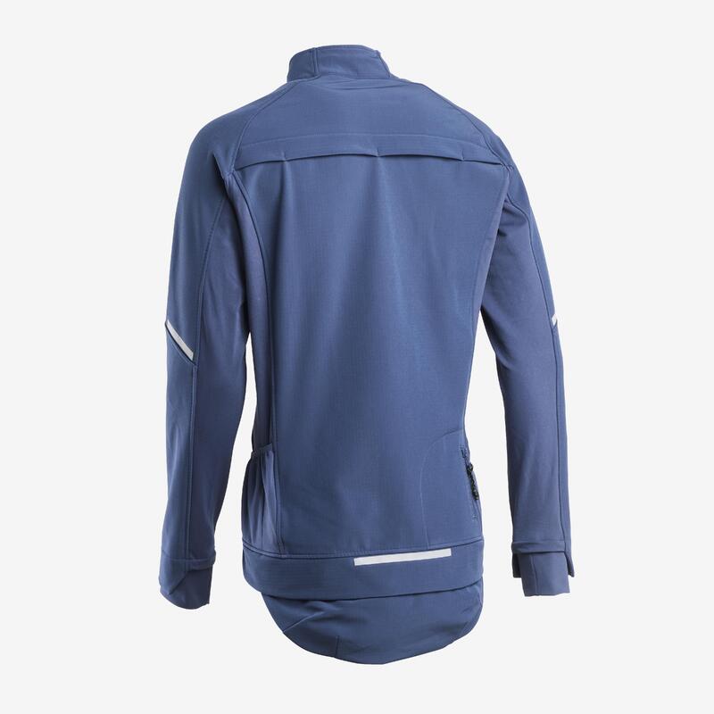 Chaqueta Ciclismo MTB Hombre Azul Invierno