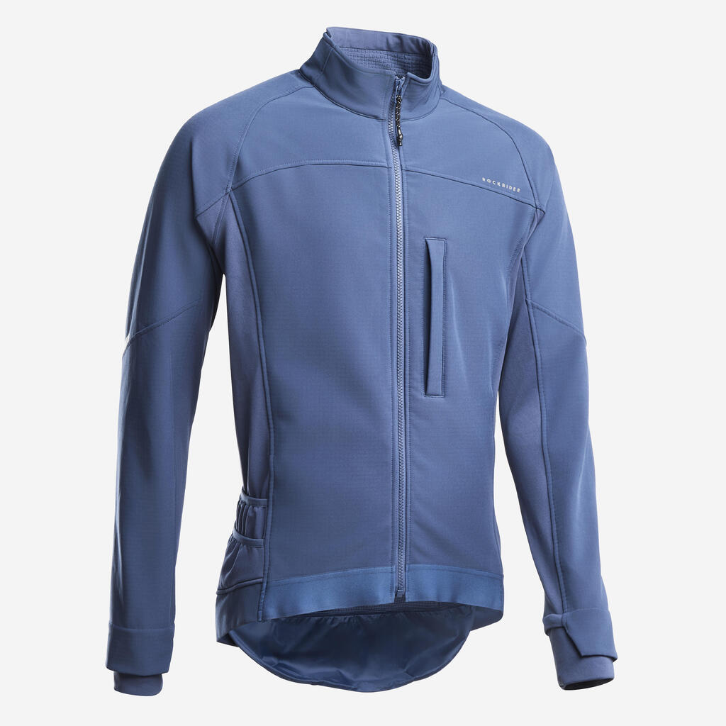 Fahrrad Winterjacke MTB Herren blau 