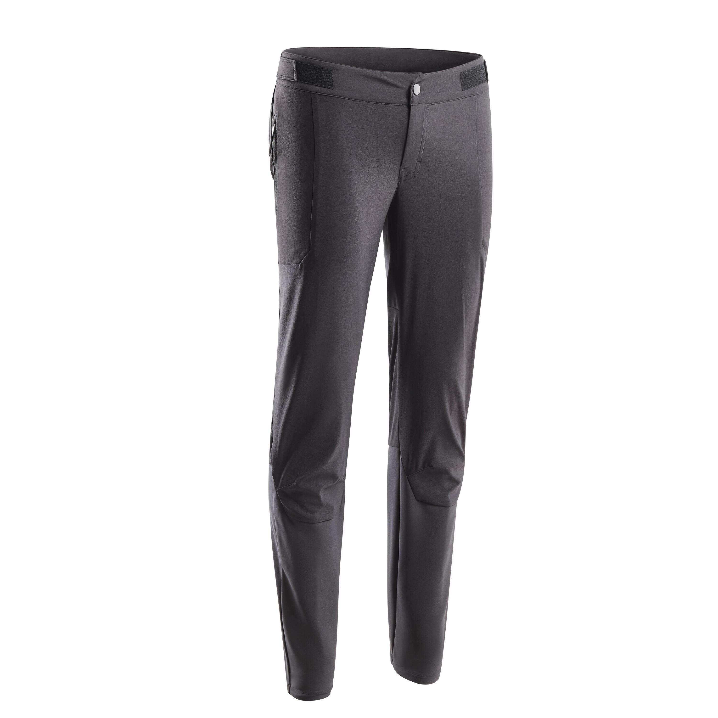 Radhose MTB wasserabweisend All Mountain rauchschwarz 8/20