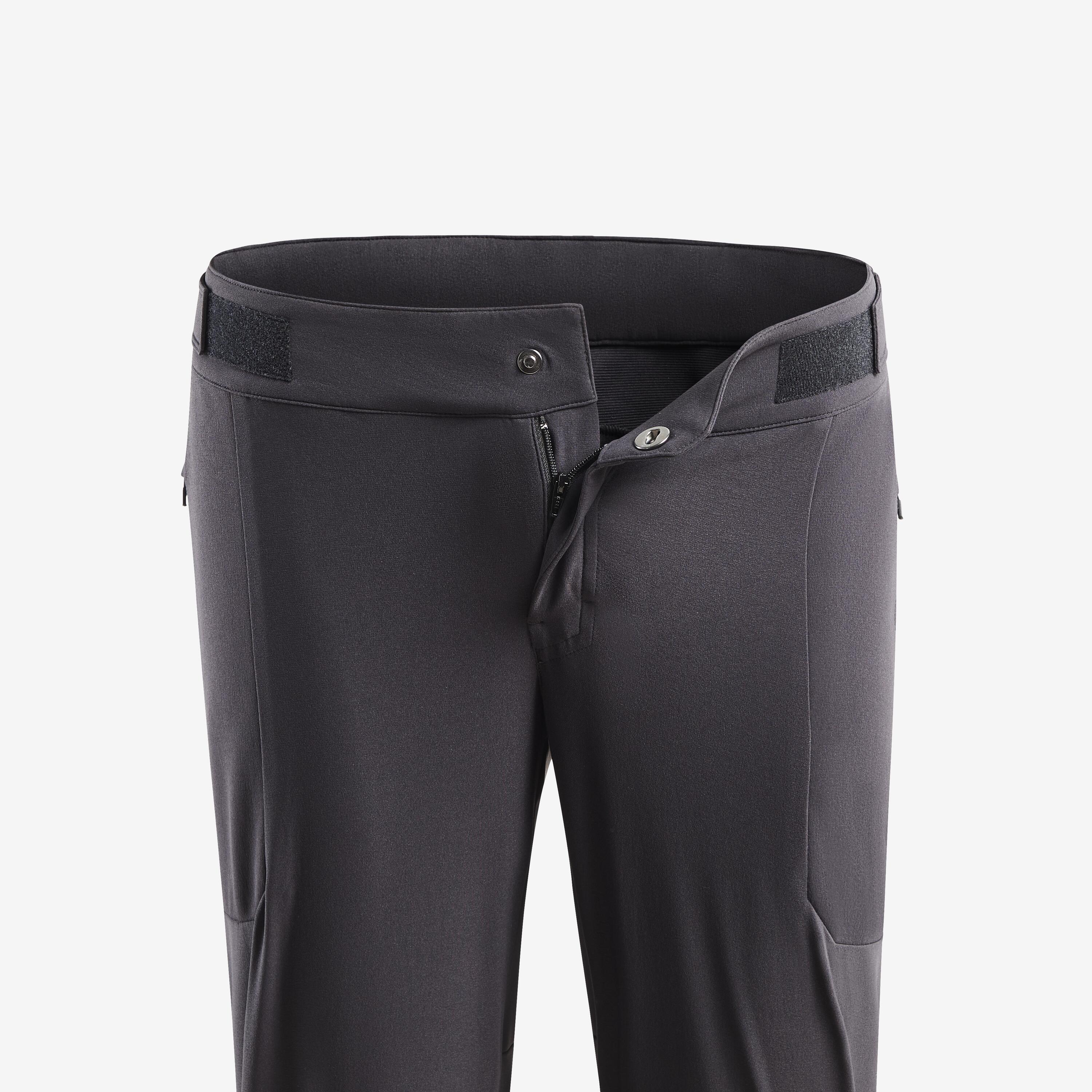 Radhose MTB wasserabweisend All Mountain rauchschwarz 10/20