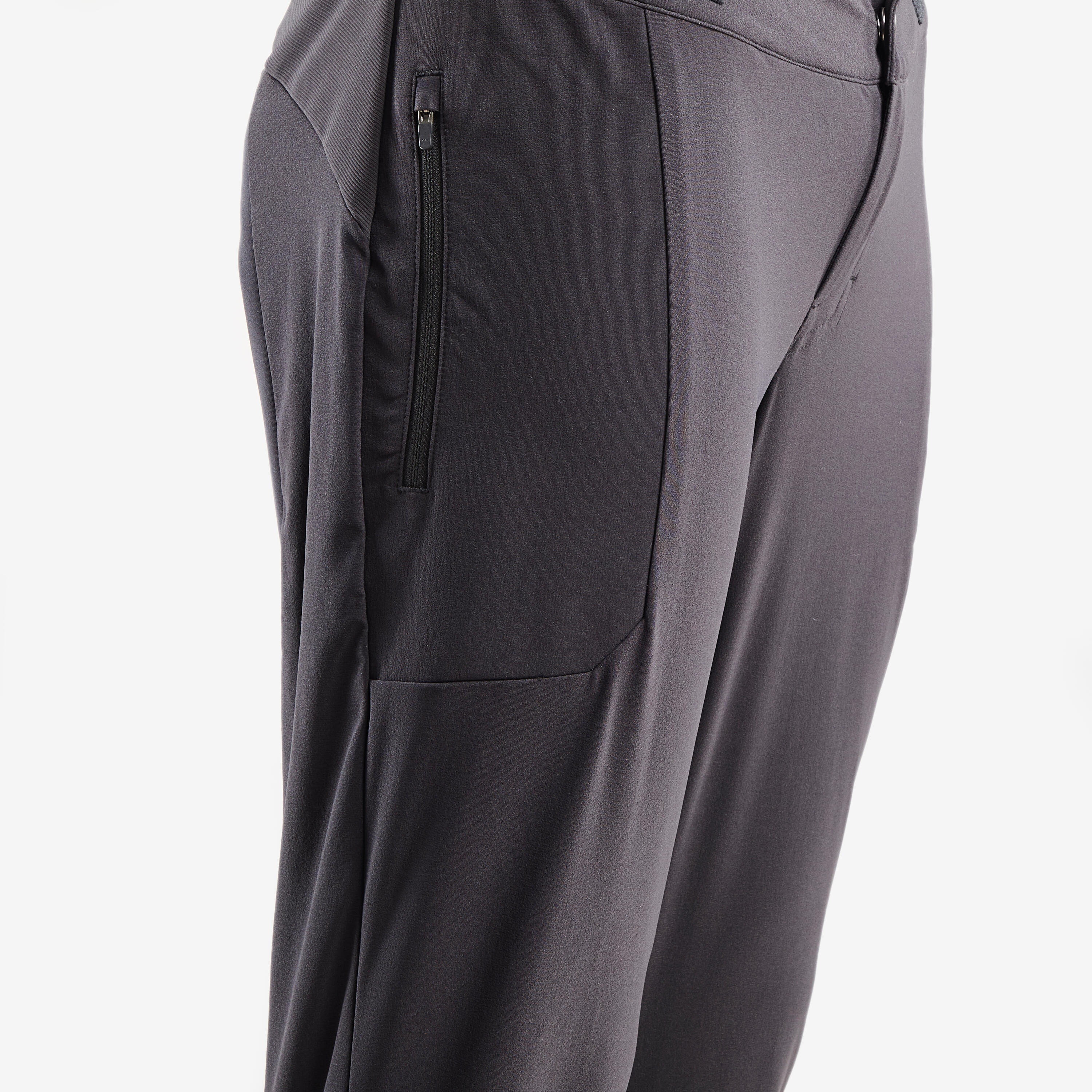 Radhose MTB wasserabweisend All Mountain rauchschwarz 13/20