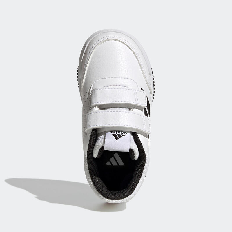 Încălțăminte cu bandă cu arici Baby gym ADIDAS TENSAUR Alb-Negru Copii