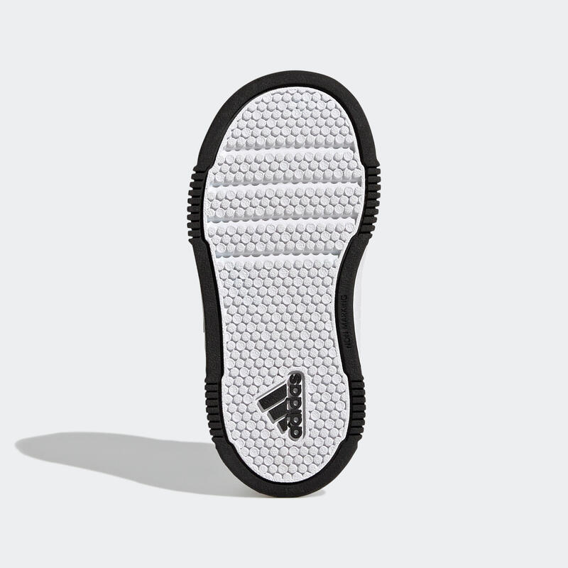 Încălțăminte cu bandă cu arici Baby gym ADIDAS TENSAUR Alb-Negru Copii