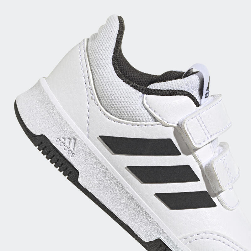 Încălțăminte cu bandă cu arici Baby gym ADIDAS TENSAUR Alb-Negru Copii