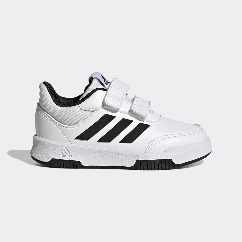 Încălțăminte cu bandă cu arici Baby gym ADIDAS TENSAUR Alb-Negru Copii