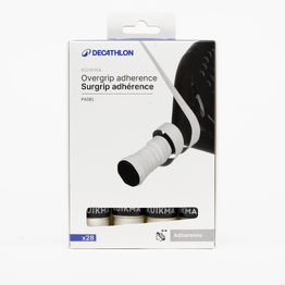 Lot de 28 Surgrips de padel - Kuikma ADHERENCE blanc