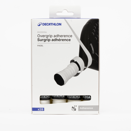 Lot de 28 Surgrips de padel - Kuikma ADHERENCE blanc