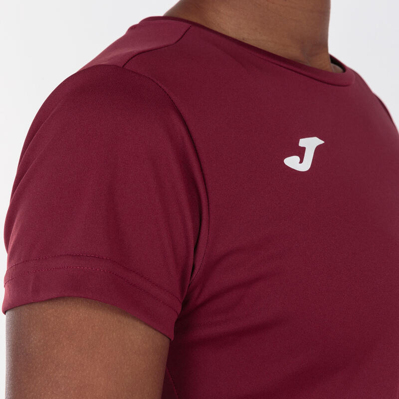 Camiseta futbol Combi Joma adulto - burdeos