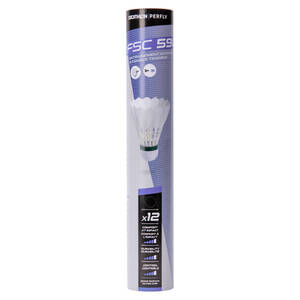 Badminton Feather Shuttlecock FSC 590 Speed 76 x12