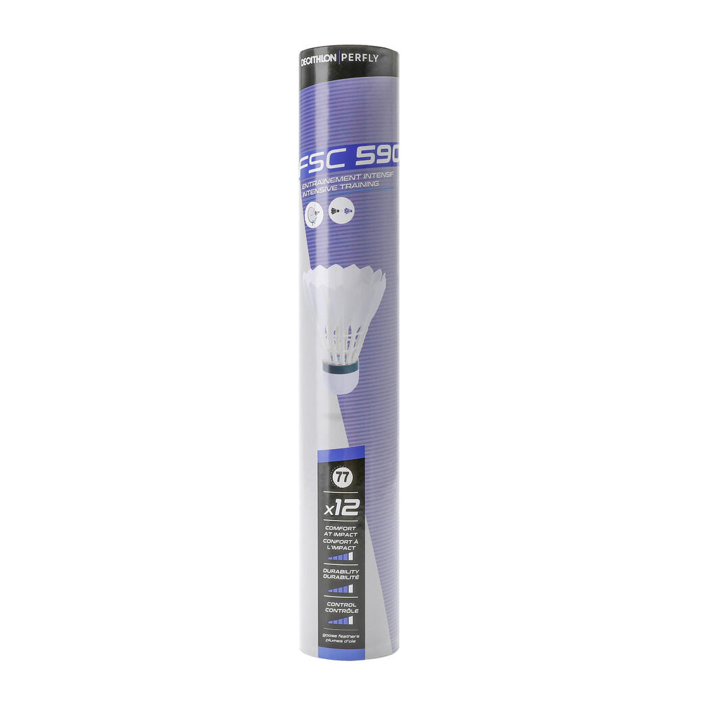 Lot De 12 Volants Plumes FSC 590 Vitesse 77