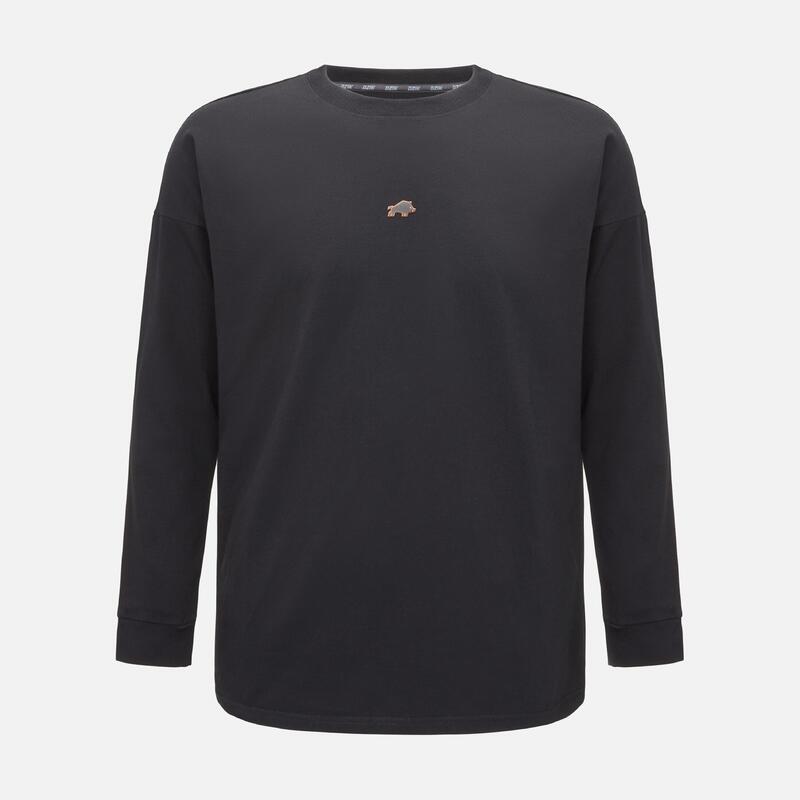 Longsleeve oversize DZIK® czarny