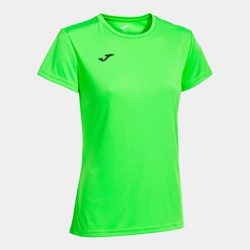 Camiseta Futbol Combi Manga Corta Mujer Turquesa