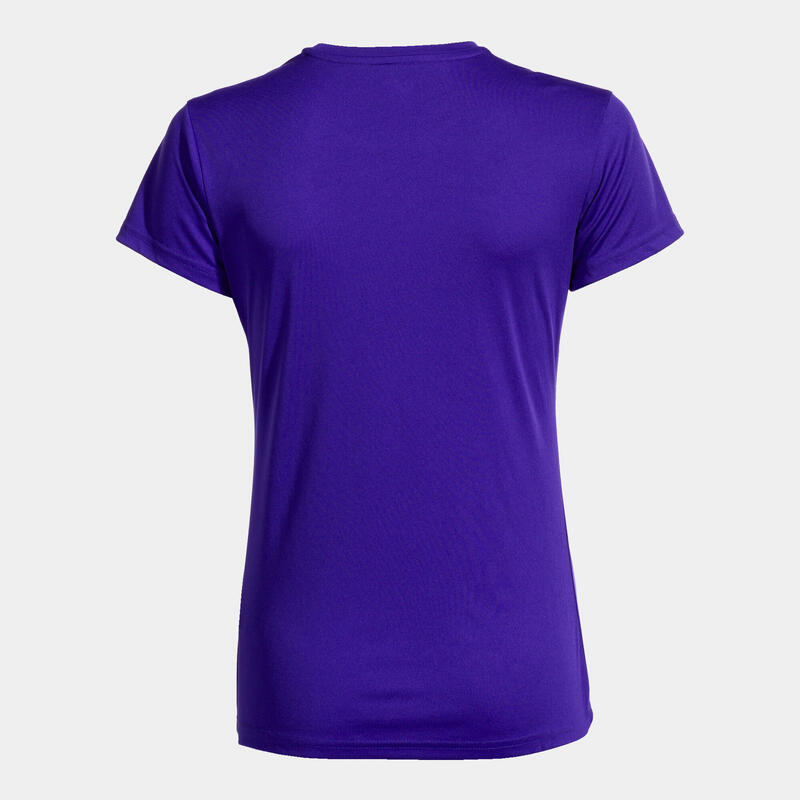 Camiseta Futbol Combi Manga Corta Mujer Morado