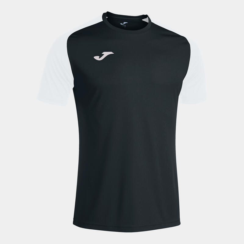 Camiseta Futbol Academy IV Manga Corta Hombre adulto Negro Blanco