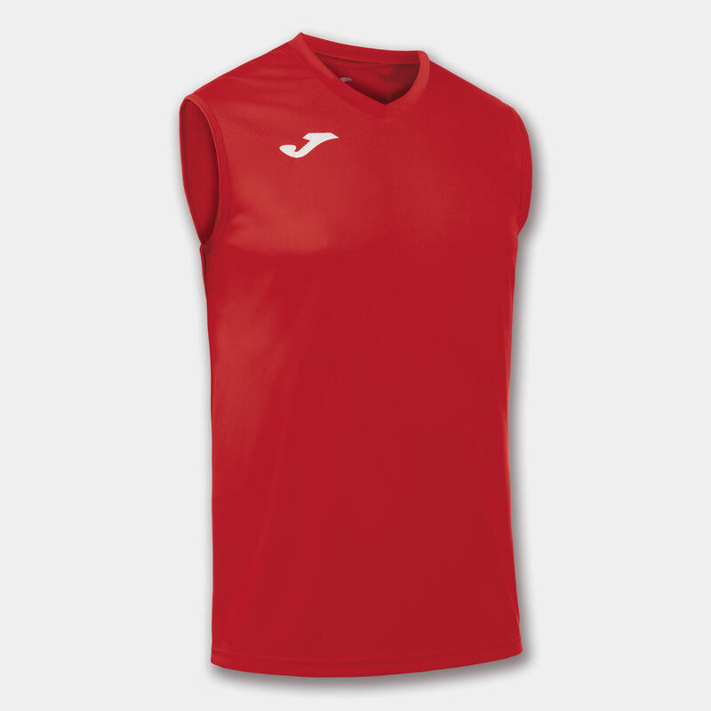 Camiseta Futbol Combi Sin Manga Hombre adulto Rojo