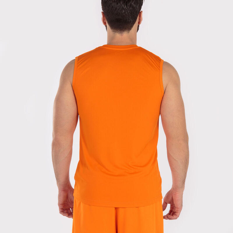 Camiseta Futbol Combi Sin Manga Hombre adulto Naranja