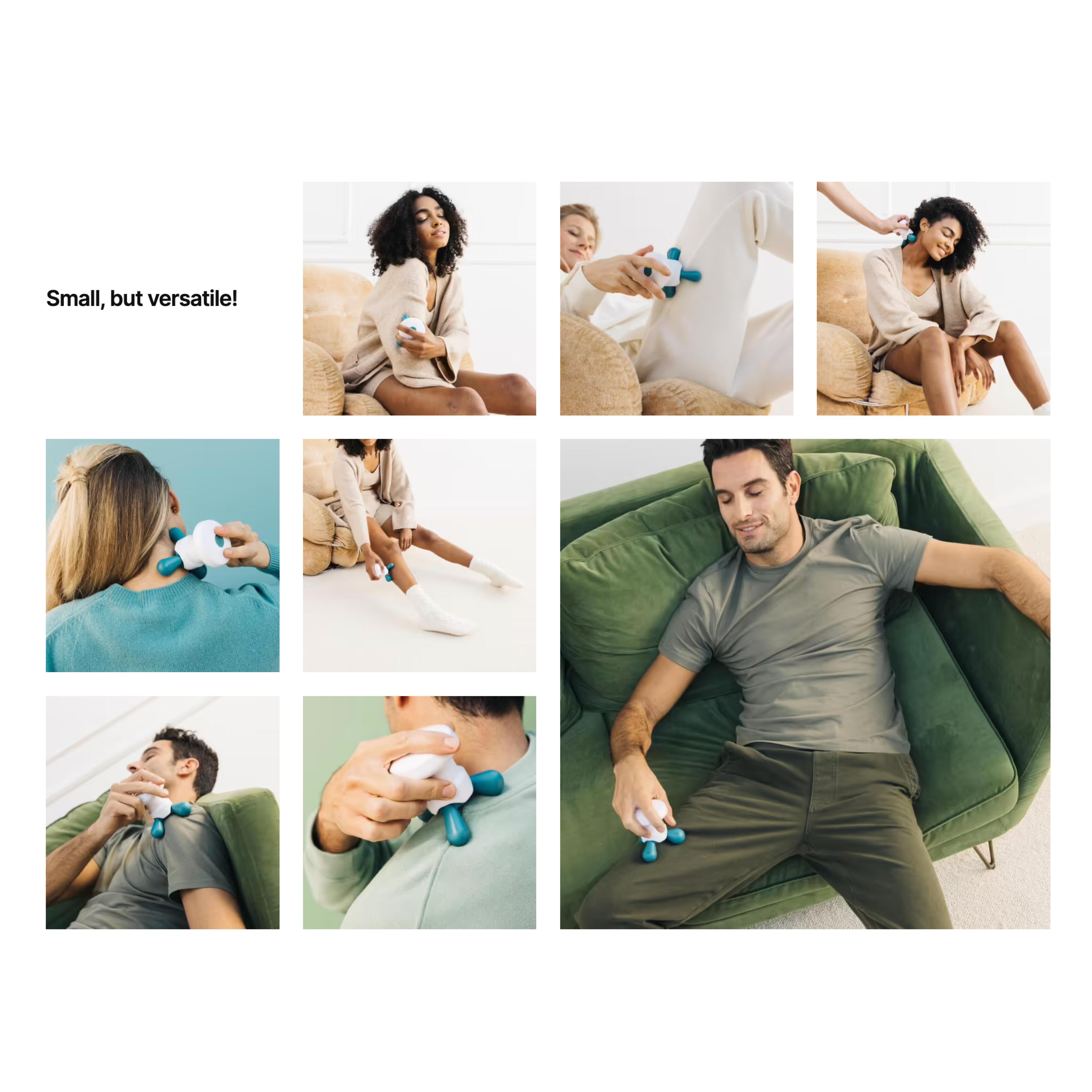 Electronic Vibrating Massager Battery Powered, Rechargeable, USB Input, MH500