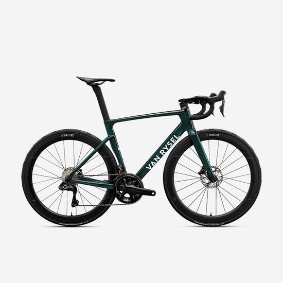 Bici da corsa Van Rysel RCR PRO Aerolight Shimano ULTEGRA DI2 Carbon Raw