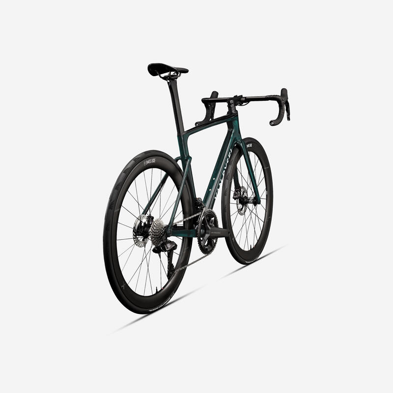 Bicicletă șosea Shimano Ultegra Di2 2x12v senzor de putere RCR PRO Verde abis