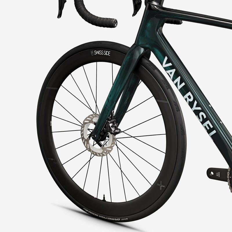 Bicicletă șosea Shimano Ultegra Di2 2x12v senzor de putere RCR PRO Verde abis