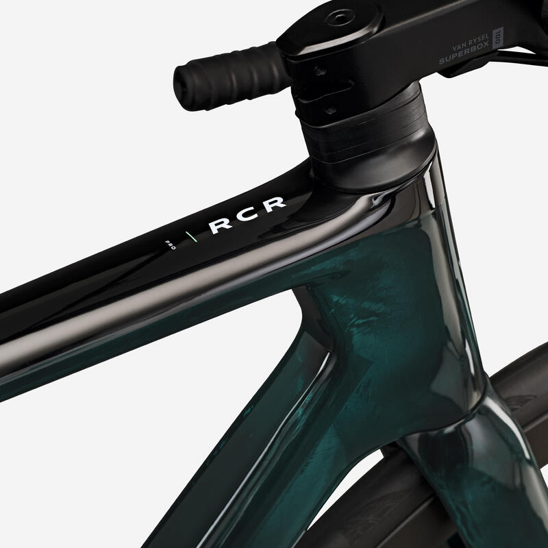 Bicicletă șosea Shimano Ultegra Di2 2x12v senzor de putere RCR PRO Verde abis